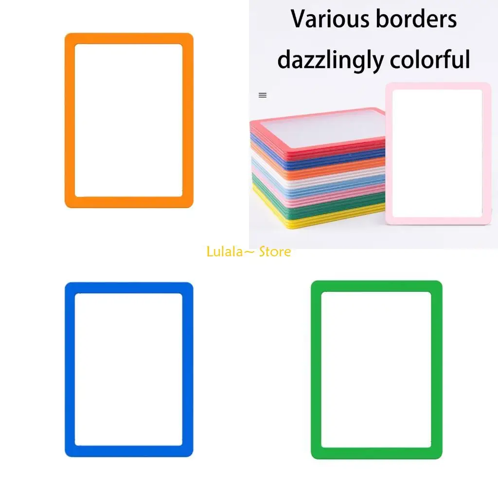 

Y4QA 10 шт. красочные защитные края для карточек солнцезащитные рукава для карт устойчивый к царапинам держатель для спорта для