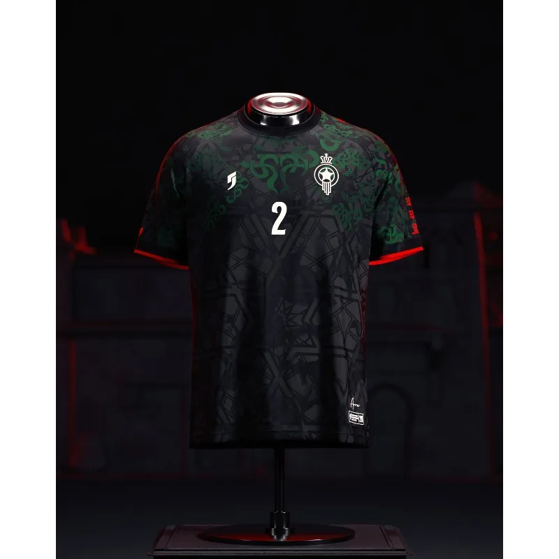 Supporting World Football Events, Morocco's Creative Concept Jersey, Summer Jersey Designed for Solo Use, 3D Printed