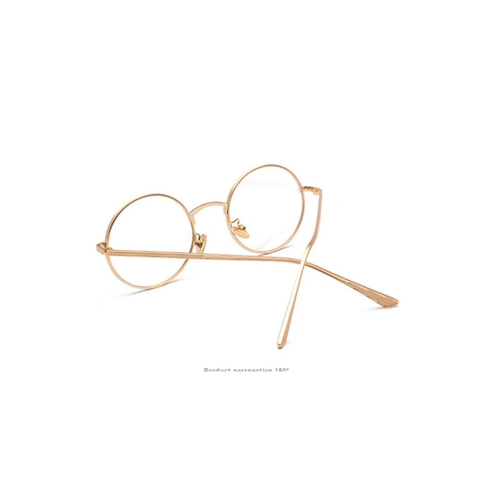 Round Alloy Gold Color Frame Reading Glasses +0.75 To +4
