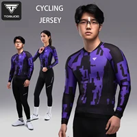 TOSUOD-Camiseta de ciclismo suave y cómoda, transpirable, antideslizante con bolsillos, protección solar, ropa deportiva, ropa Unisex
