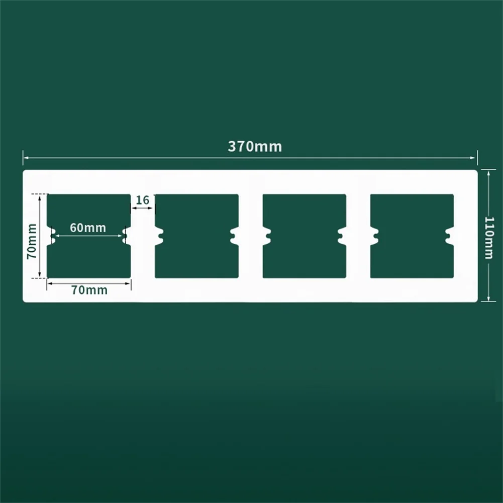 For Home Improvement Gold Switch Socket Panel Decorative Wall Switch Cover Versatile Compatibility Elegant Colors