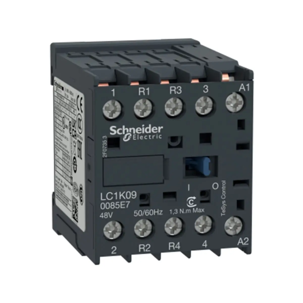 

LC1K090085E7 LC7K090085E7 contactor - 4P (2 NO + 2 NC) - AC-1 = 440 V 20 A - 48 V AC coil