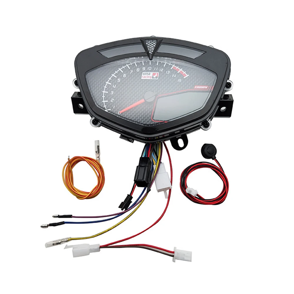 AEA6-Digital Meter For Yamaha Lc135 V1 Jupiter MX Copy Uma Motorcycle Speedometer LCD RPM Tachometer Meter