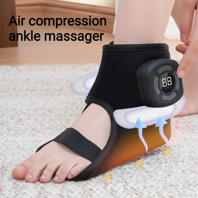 Airbag Portable Ankle Massager Multifunctional Heating Vibration Bionic Foot Massage Device Professional Relaxation Treatment