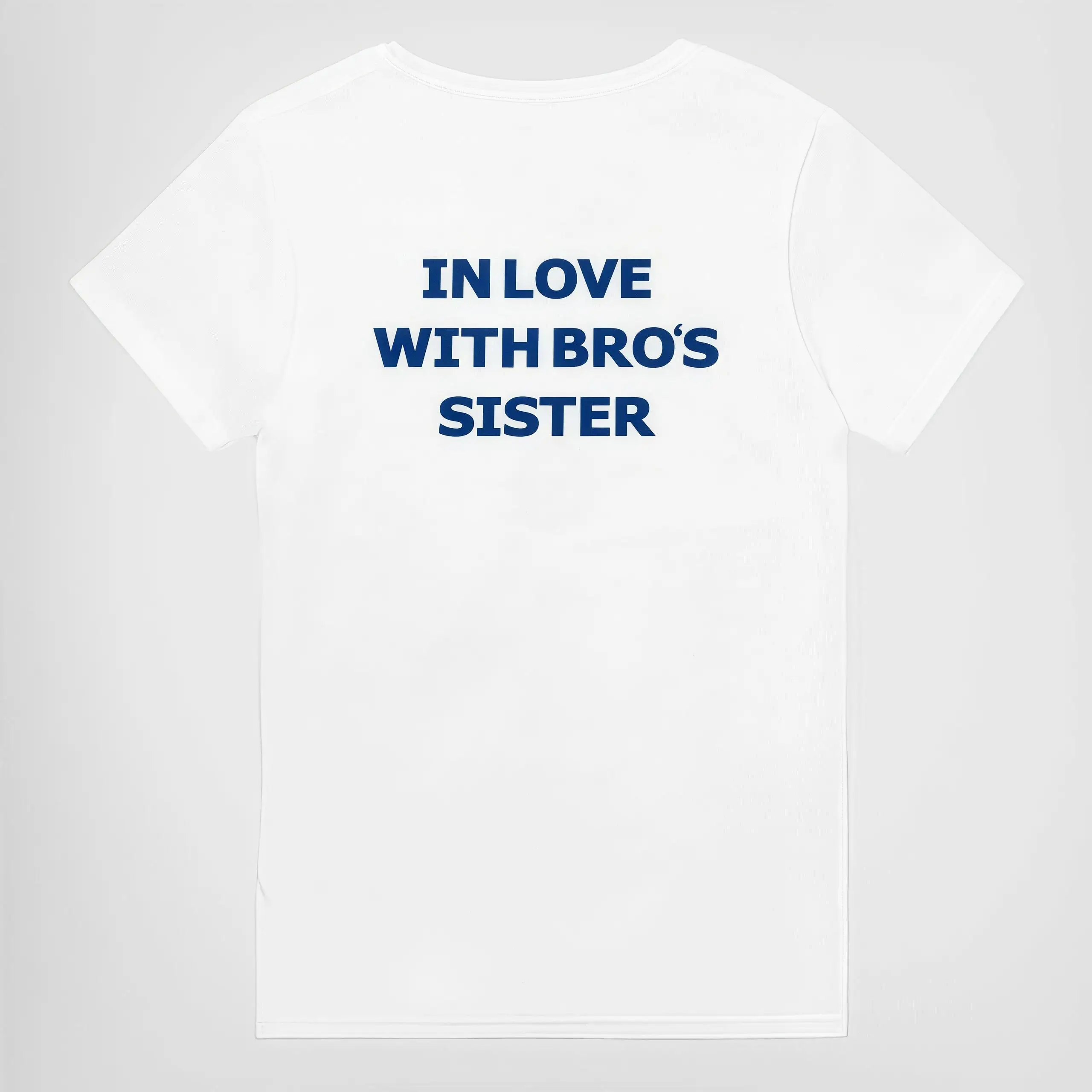 

Funny "In Love With Bro's Sister" T-Shirt, Sarcastic Quote Graphic Tee, Men's Humorous Saying Top, Novelty Gift Streetwear