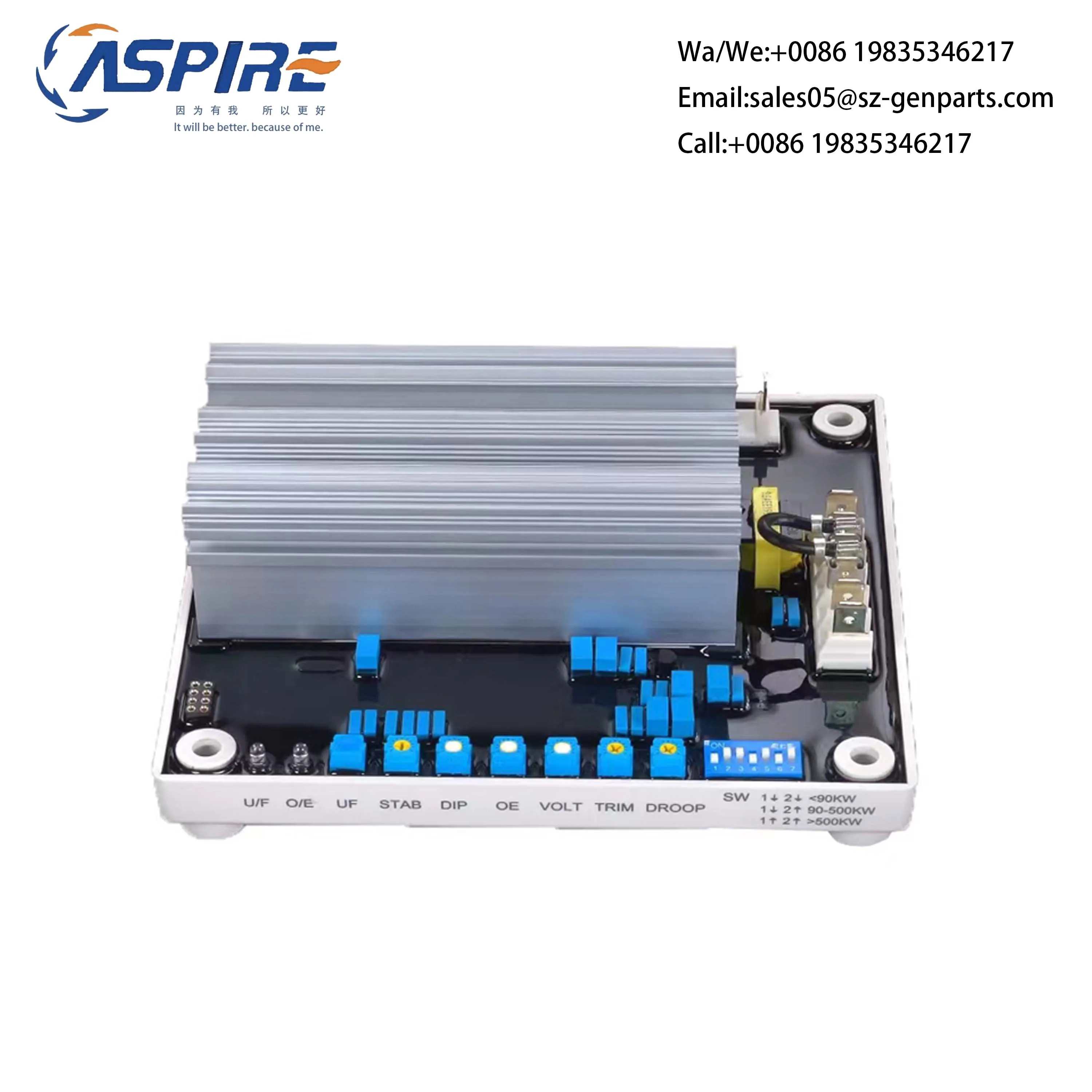 

Factory Direct sale AVR DAVR-83 Automatic Voltage Regulator KUTAI for Diesel Brushless Generator