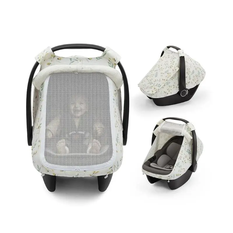 U13F Nhẹ Cho Bé Ghế Vải Cotton Thoáng Khí Tấm Che Nắng Bảo Vệ Trẻ Sơ Sinh Giỏ Đựng Tán