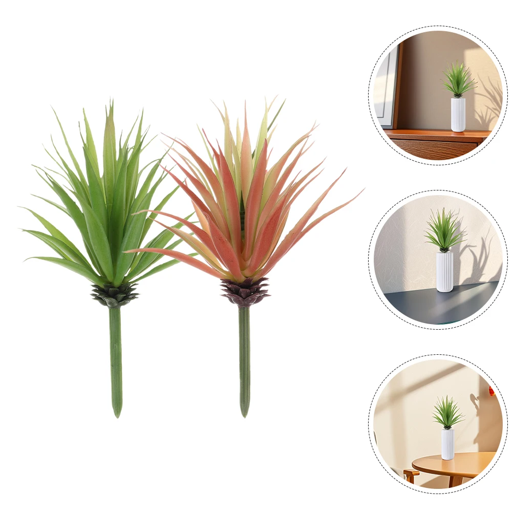 

4Pcs Realistic Fake Succulents Small Artificial Plants Mini Desk Decoration Office Home Bedroom Faux Plants Creative Display