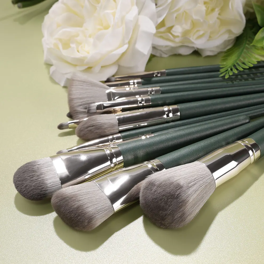 Super Soft Makeup Brushes Set para Mulheres, Ferramenta de Beleza, Pincel de Maquiagem, Fundação, Cosmético, Solto, Pó, Blush, Fundação, Mistura, 10 Pcs, 14Pcs