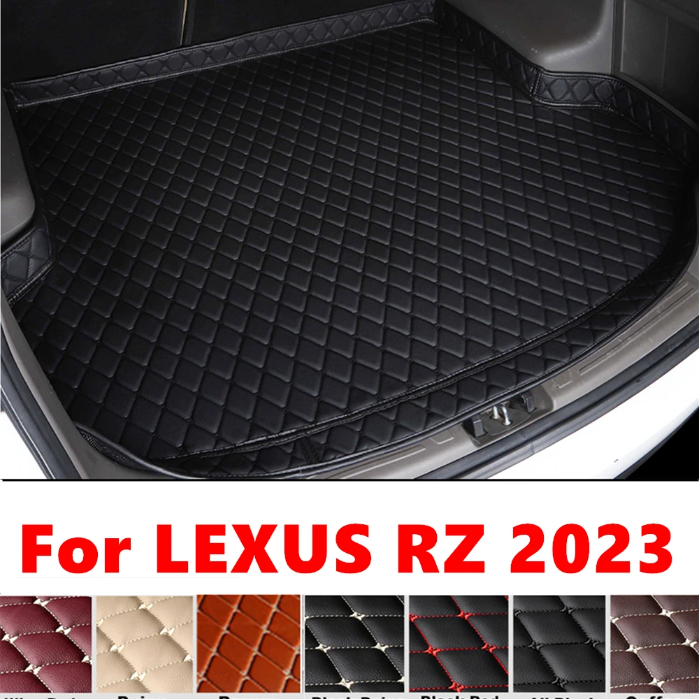 High Side Car trunk mat for Lexus RZ 2023 XPE Rear Cargo Protect Cover Liner Tail Boot Tray luggage Pad Carpet Vehicles Parts