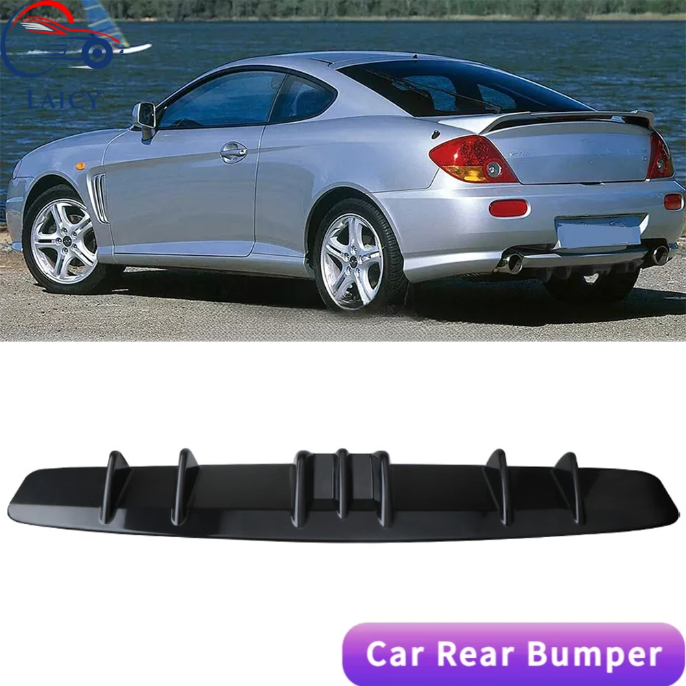 

LAICY 84CM For Hyundai Tiburon 1997-2008 Car Rear Diffuser Fin Bumper Lip Splitter Spoiler Chassis Deflector Lip Kit Carbon