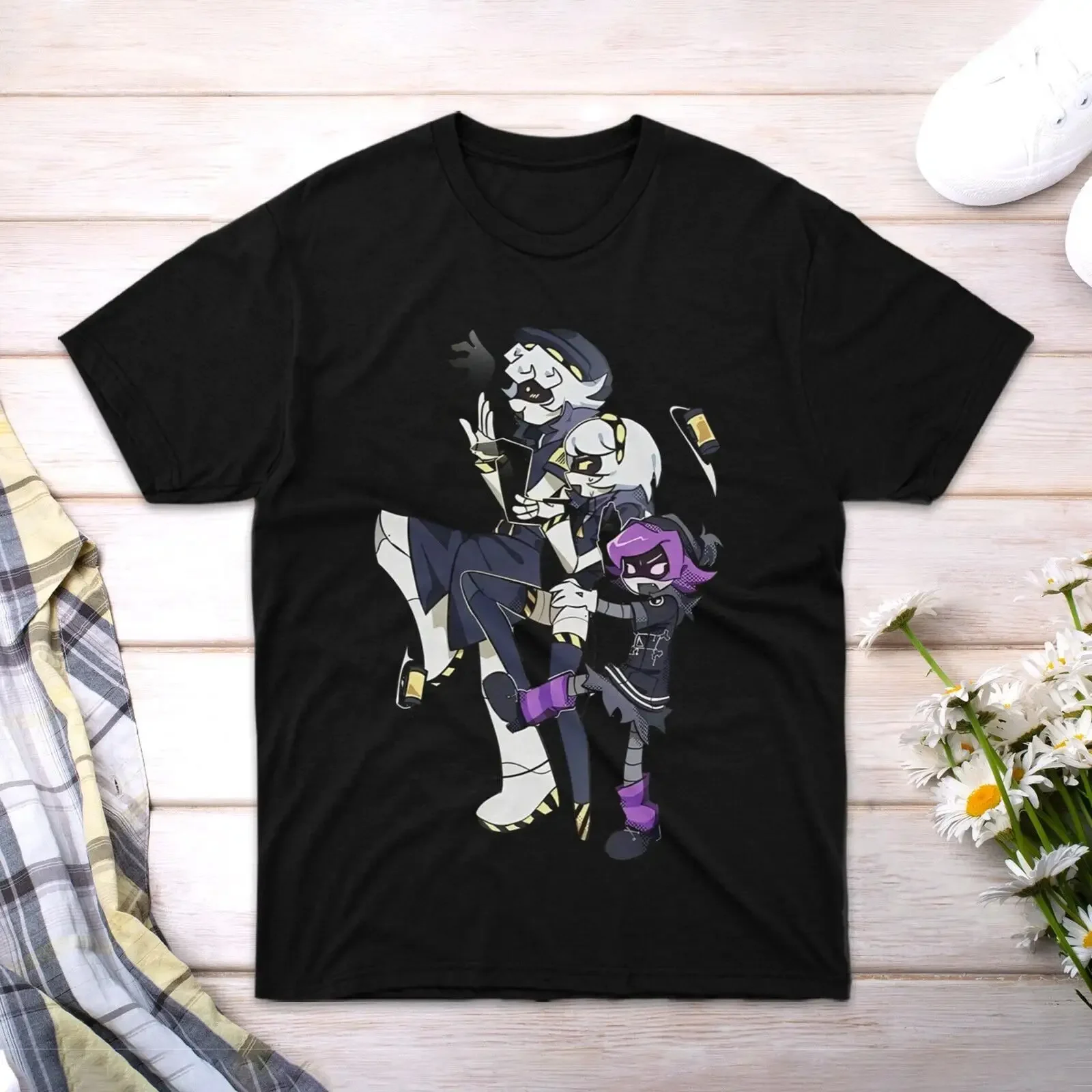T Shirt Murder Girl Drones Short Serial Designation for Men vintage Washed graphic Breathable Unisex homme Versatile Stylish