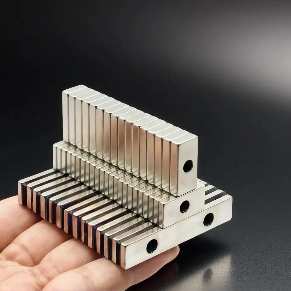 Powerful Neodymium Magnet Block Super Strong Magnets N35 NdfeB Permanent Magnetic imanes Refrigerator Magnet 50x10x3-5 20x10x3-4