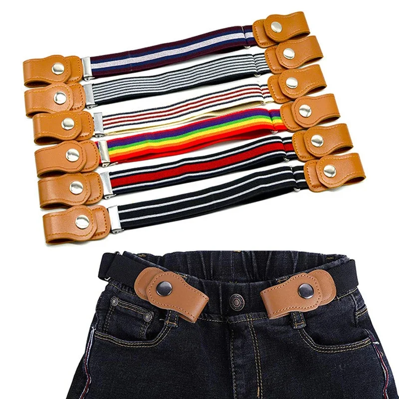 New Belt Buckless elastic Belt For Kids Buckle Strech Belt For Kids Toddster