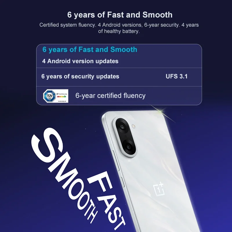 OnePlus Nord CE 5 Global Version สมาร์ทโฟน 7100mAh แบตเตอรี่ MediaTek ขนาด 8350 Apex 50MP Sony LYT-600 กล้อง