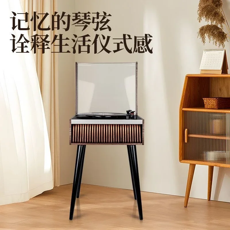 Máquina retro de disco de vinilo, fonógrafo, caja de regalo de estilo europeo, adorno, Altavoz bluetooth integrado