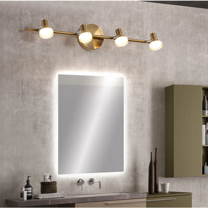 

Modern LED Wall Lamp Mirror Headlight For Bathroom Bedroom Home Decor Fixtures Makeup Lustre Simple wall 110V220V