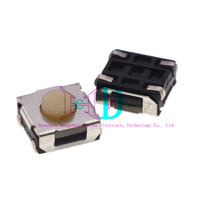 20pcs Touch switch 6 * 6 * 3.4MM silicone foot wrapped beige button/micro switch touch button foot wrapped