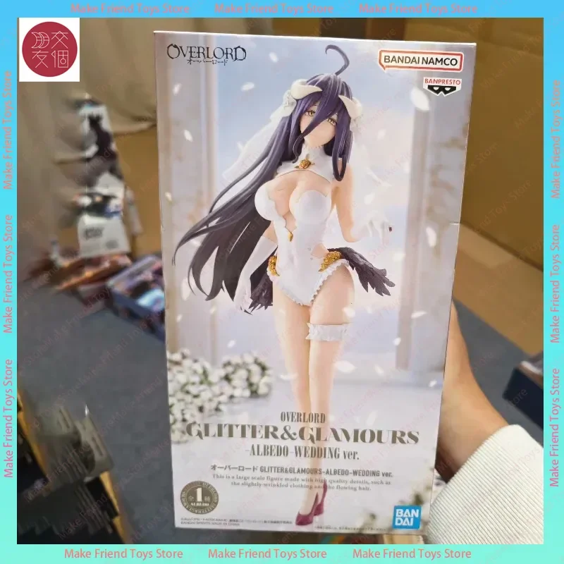 

Коллекционная фигурка Bandai Namco Banpresto, японская версия, аутентичная, Overlord Albedo, свадебная версия, Glitter & Glamours, подарок