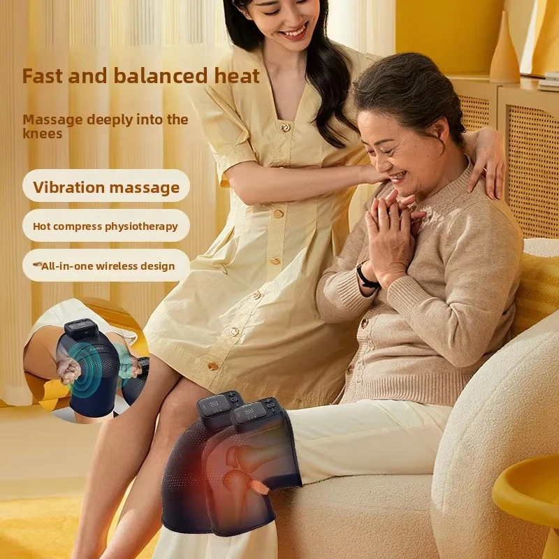 Dual-Use Home Use Intelligent Insulation Electric Massager Graphene Knee Brace with Knee and Shoulder Relief for Joint Heating