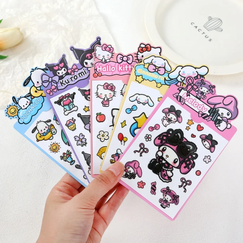 

25/50 шт. Sanrio Kuromi Melody Kitty Pochacco наклейки милый скрапбукинг DIY дневник декоративная наклейка альбом наклейка этикетка