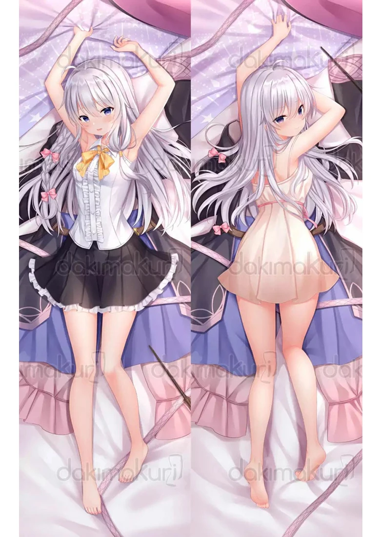 Wandering Witch The Journey Of Elaina Dakimakura Waifu 2WAY Hing Body Pillow Case Gift Anime Cushion Cover Xmas