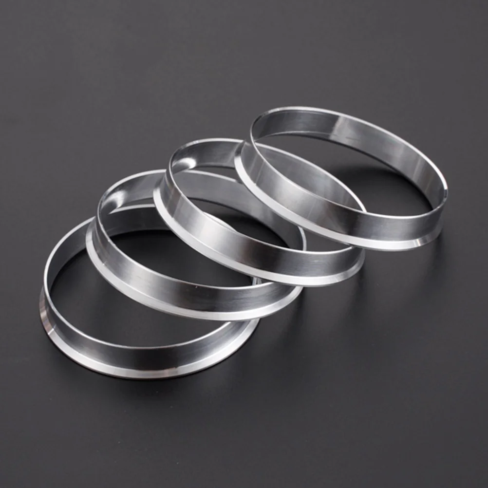 

4 Pcs Hub Centric Rings Wheel Centering Adapter 66 45 to 57 1 Diameter Car Rims Accessories Tire Attachments Easy for Car