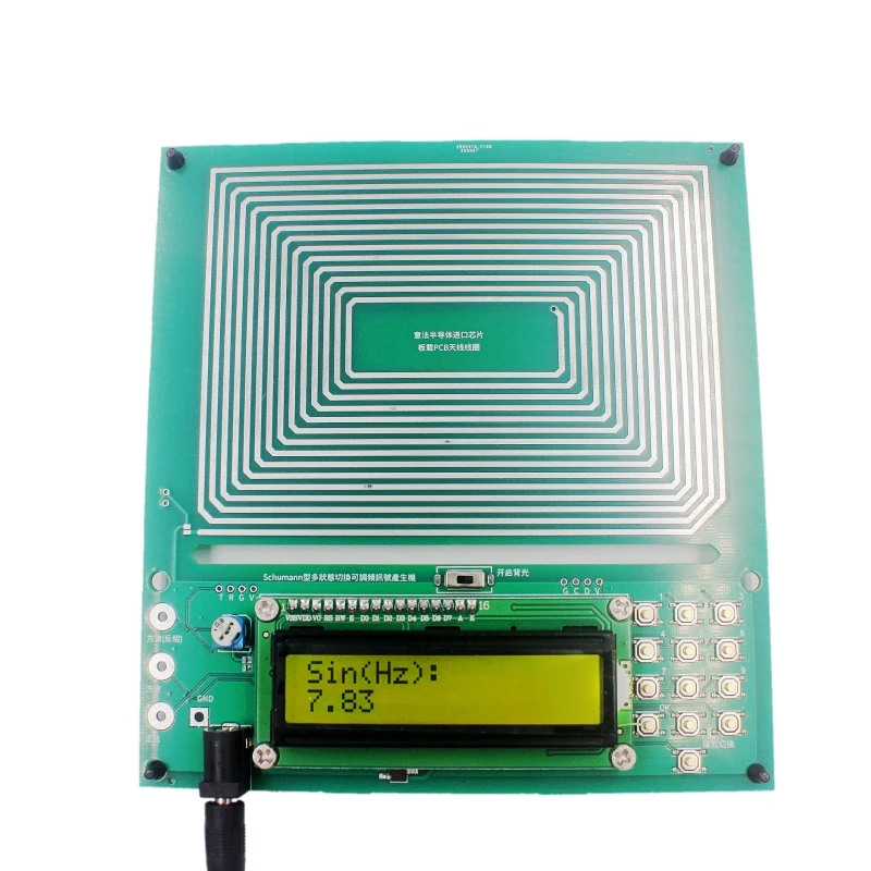 

Schumann Wave 7.83Hz 0.1HZ~30KHZ Adjustable Sine Wave Ultra-low Frequency Pulse Signal Generator Audio Resonator LCD Display