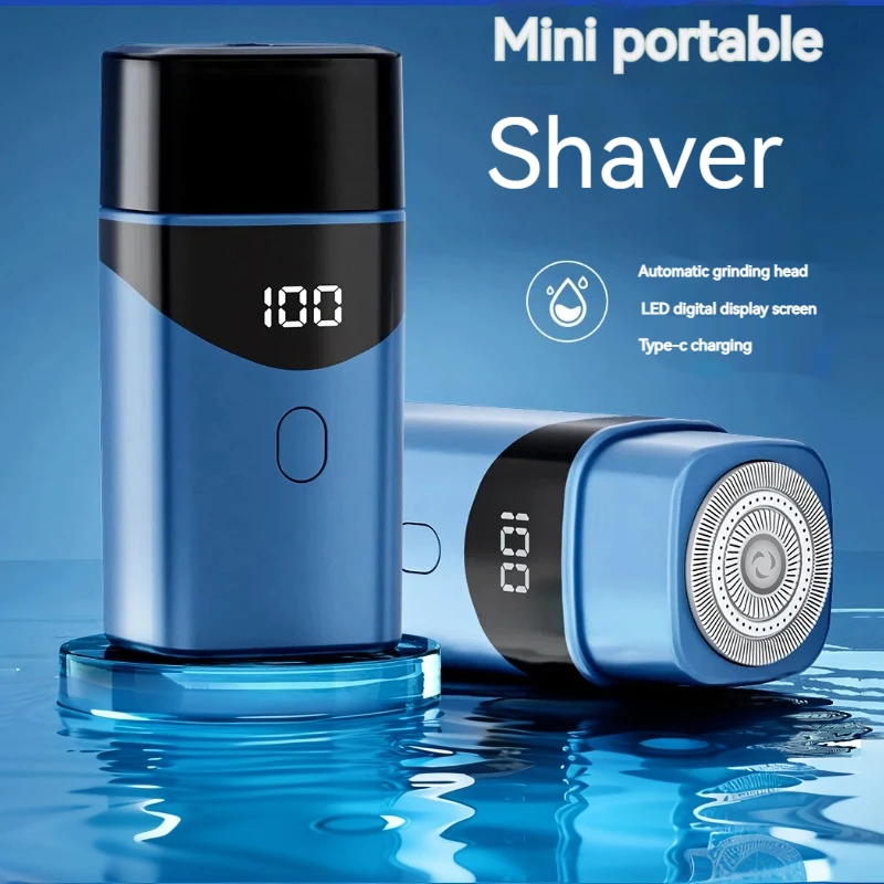 

MOTAWISH Мини-электробритва Type-c с быстрой зарядкой Портативная умная бритва с цифровым дисплеем