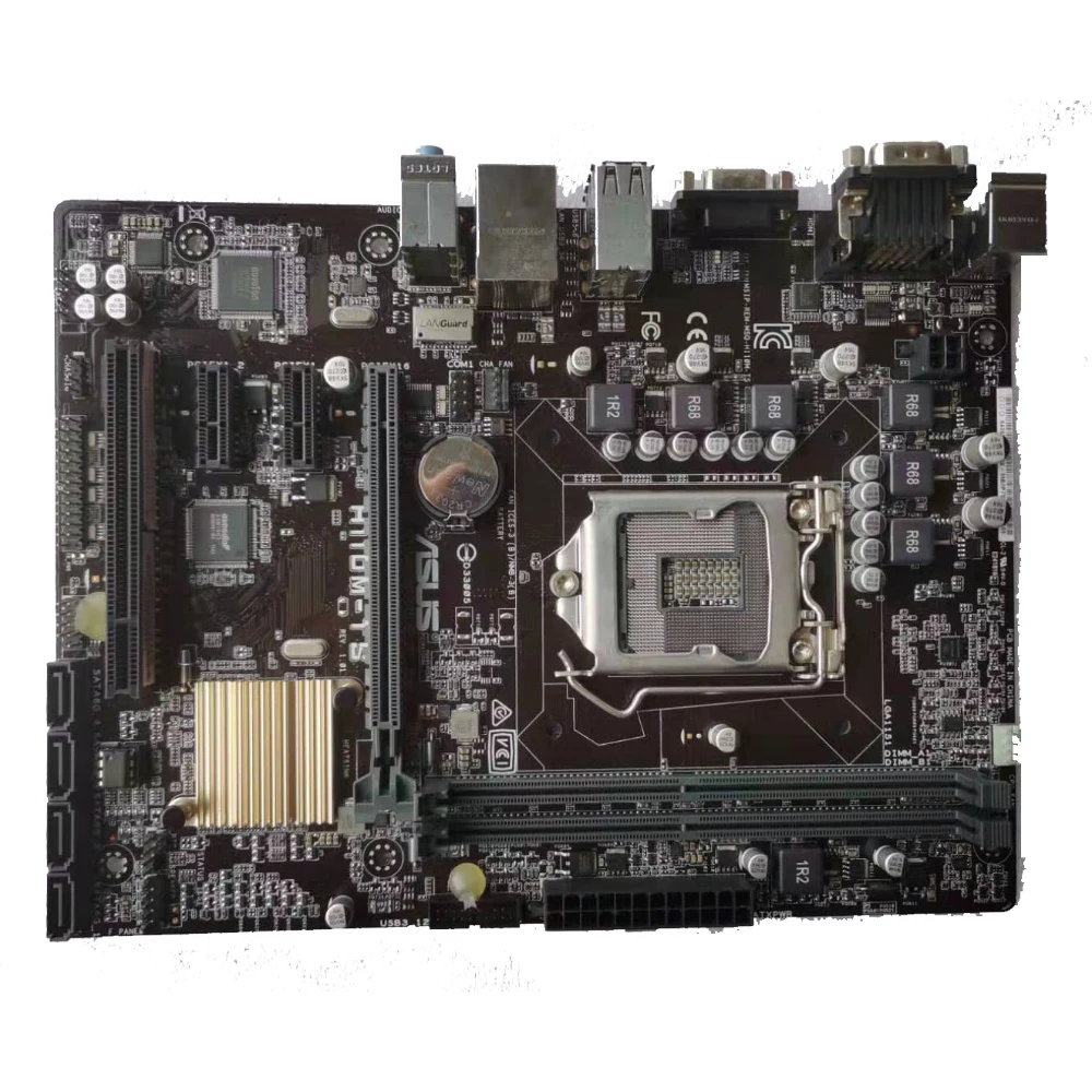 Imagem -04 - Asus-placa-mãe H110m-ts Lga 1151 Ddr4 32gb I56500 7100 6300 6100 7700 7500 Cpu Micro Atx