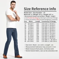 Jean coupe botte pour hommes, légèrement évasé, coupe Slim, bleu, noir, pantalon classique en Denim extensible pour hommes 6