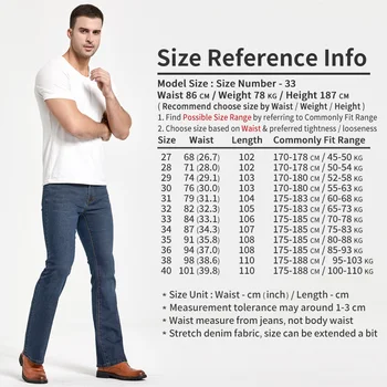 LGRG Mens Boot Cut Jeans Slightly Flared Slim Fit Blue Black Trousers Designer Classic Male Stretch Denim Pants 6