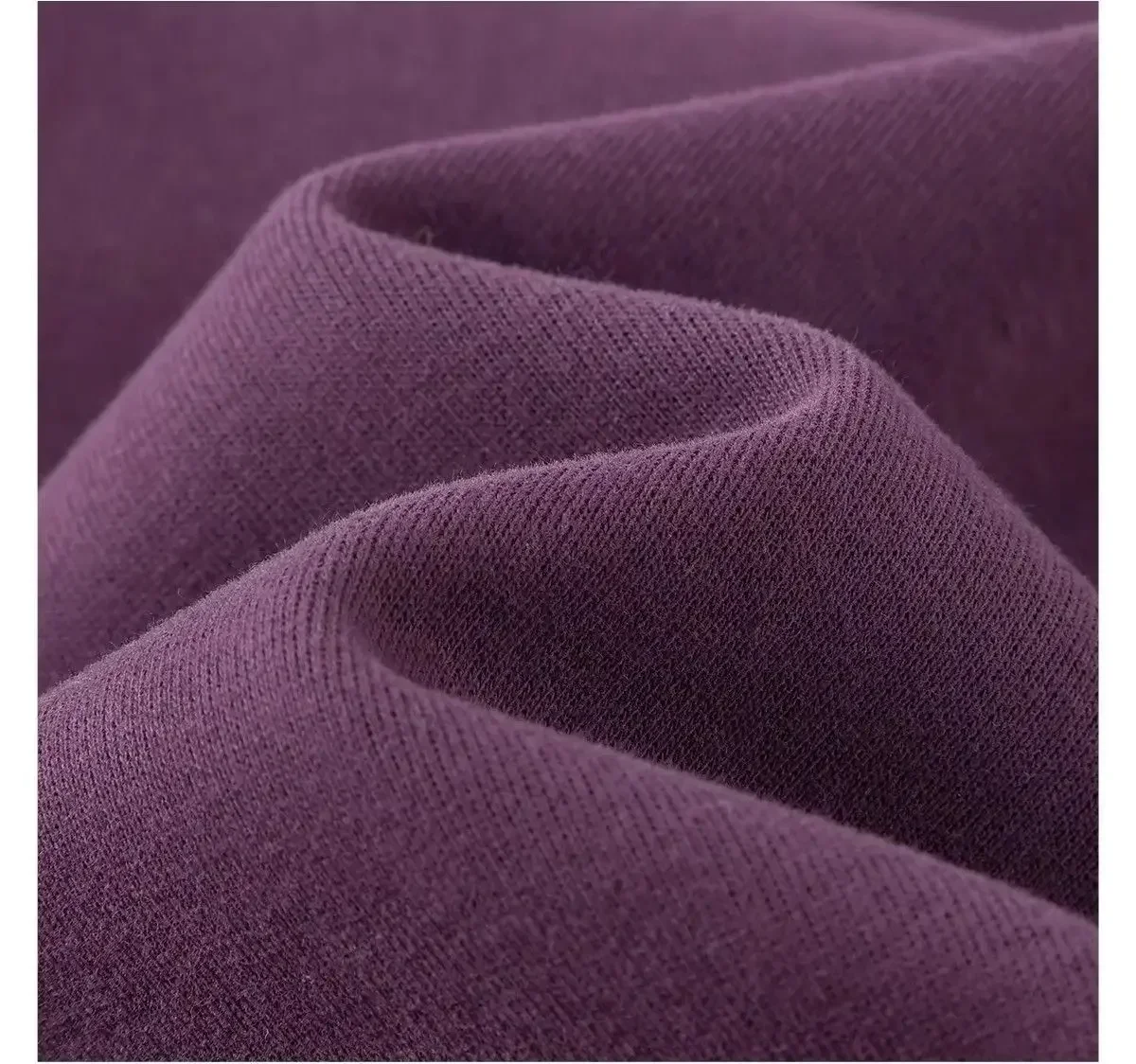 Gerade geschnittene, weit geschnittene Hose in Merlot-Lila, schlankmachend, für Frühling und Herbst, locker fallend, sportliche Jogginghose im koreanischen Stil. – Detail 14