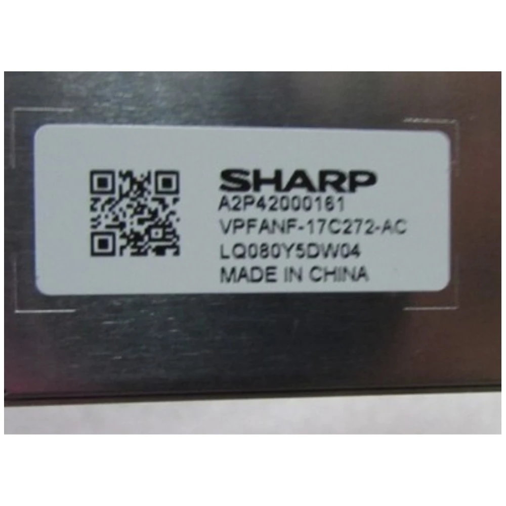 Origineel 8,0 inch LQ080Y5DW04 TFT-LCD-scherm met touchscreen Perfect werkend Volledig getest
