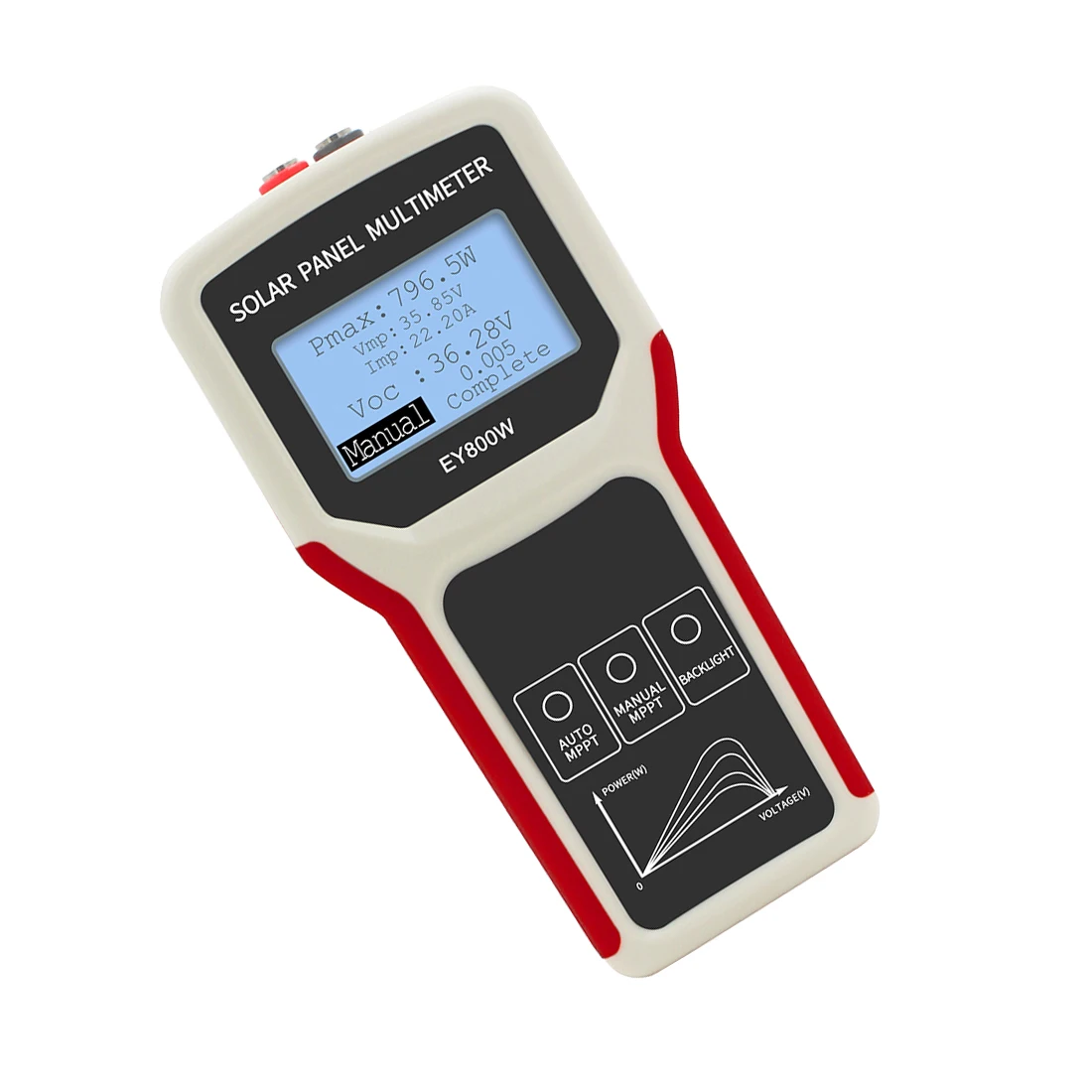 ELEJOY-multímetro de Panel Solar MPPT LCD EY800W