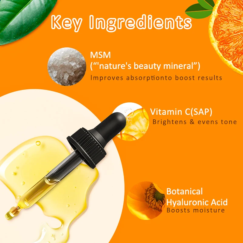 TruSkin Vitamin C Serum เซรั่มบํารุงผิวหน้าต่อต้านริ้วรอยพร้อมวิตามินซีกรดไฮยาลูโรนิกวิตามินอี More Brightening Serum จุดด่างดําผิว