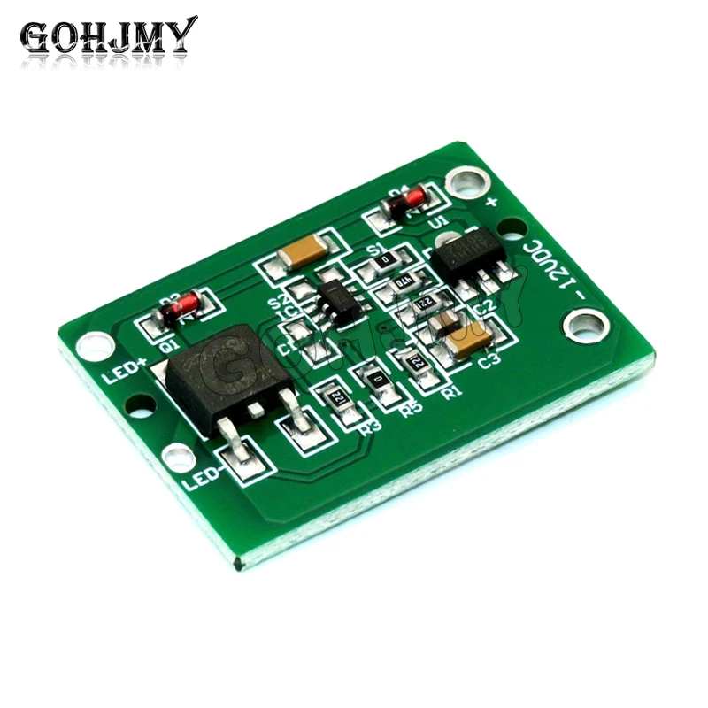 1PCS 12V Capacitive Touch Switch Sensor Module Push Button Touching Key Module Jog Latch With Relay DC 6-20V 3A TTP223 module