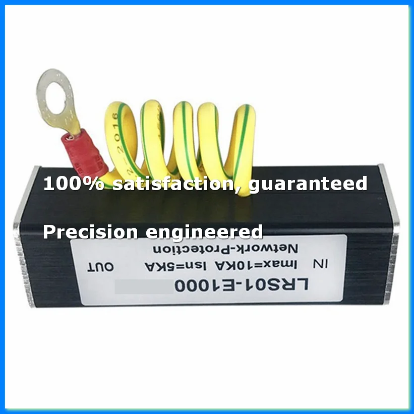 POE 1000M Network Protector POE 1000M Monitor Camera Surge Protector RJ45 Gigabit Ethernet Protection Device Arrester-A73M