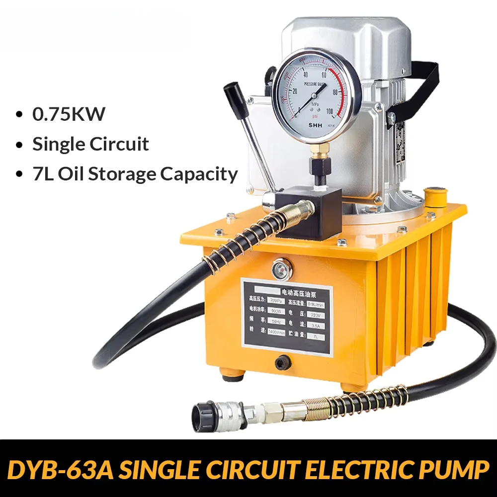 Factory for DYB-63A Single Acting Manual Valve Electric Driven 700 Bar High Pressure Electric Hydraulic Pump