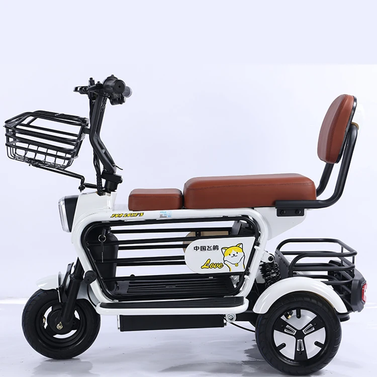 Mobility Electric Vehicle 48V 10AH Tricycle 3 Wheels Electric Bikes Electric Tricycles Vehicle For Adults