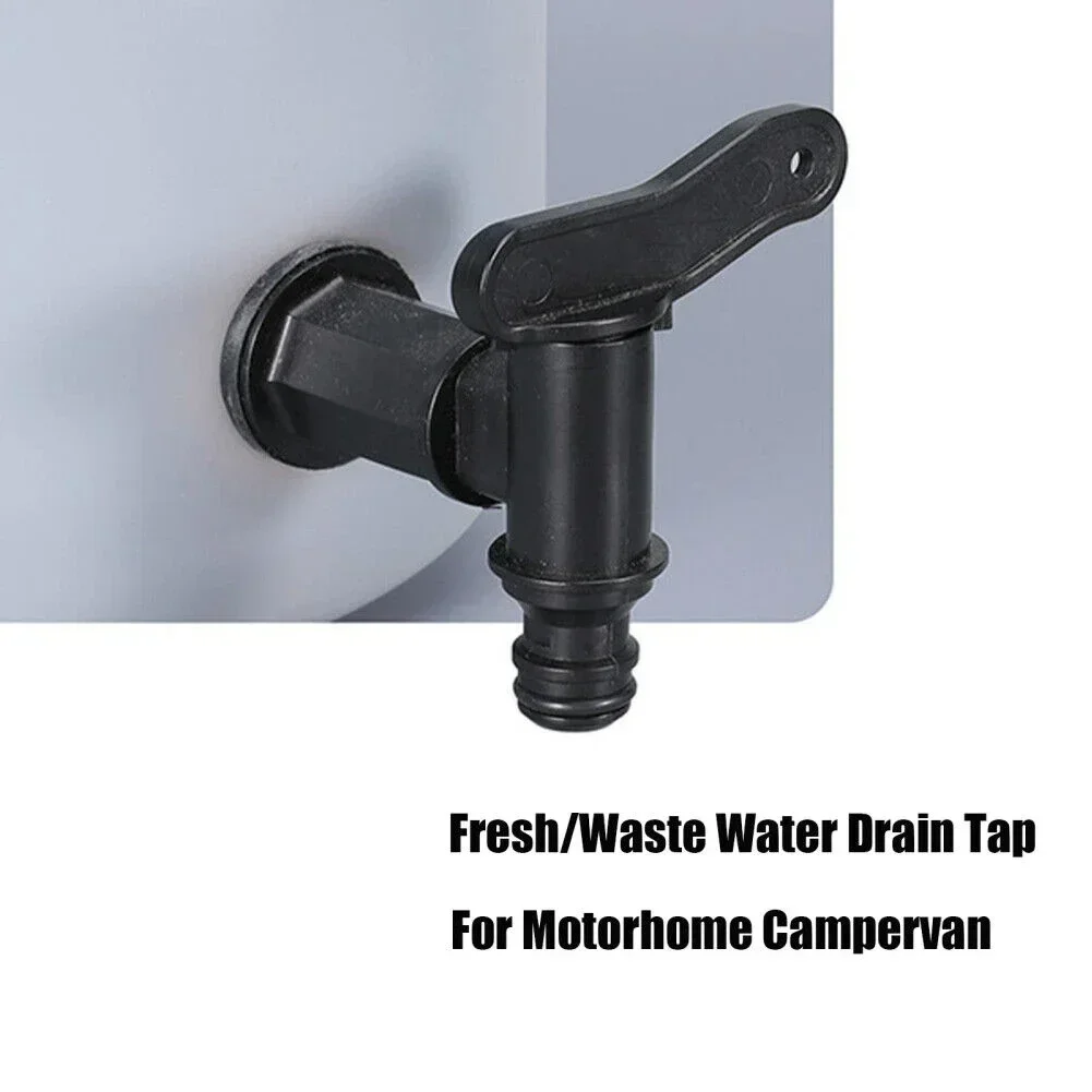 Fresh Waste Water Tank Drain Tap Fit For Motorhome Caravan Boat Camper Van Drain Tap Car Replacement