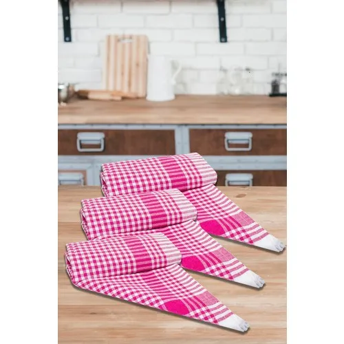 Pöti Plaids pcs set Kitchen Dish Towel Pink 45 X65 cm