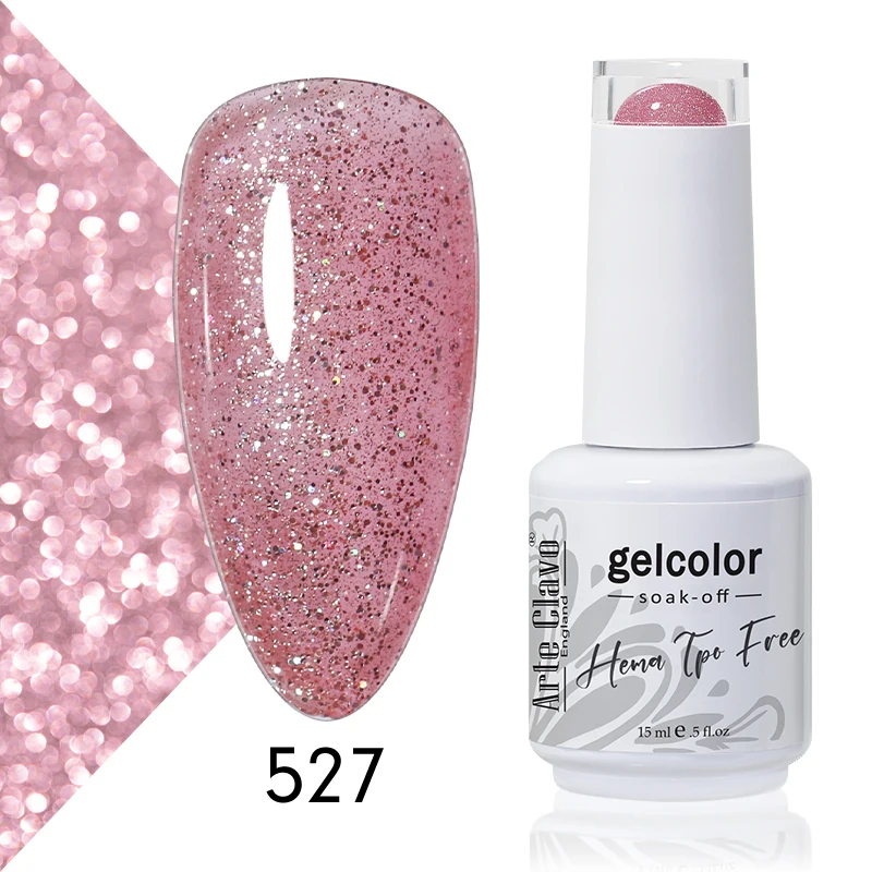Arte Clavo Rose Red Kleur Serie 15 ml Gel Nagellak Hot Koop Langdurige Losweken Vernis Hybrid Nail Art top Bsae Maincure