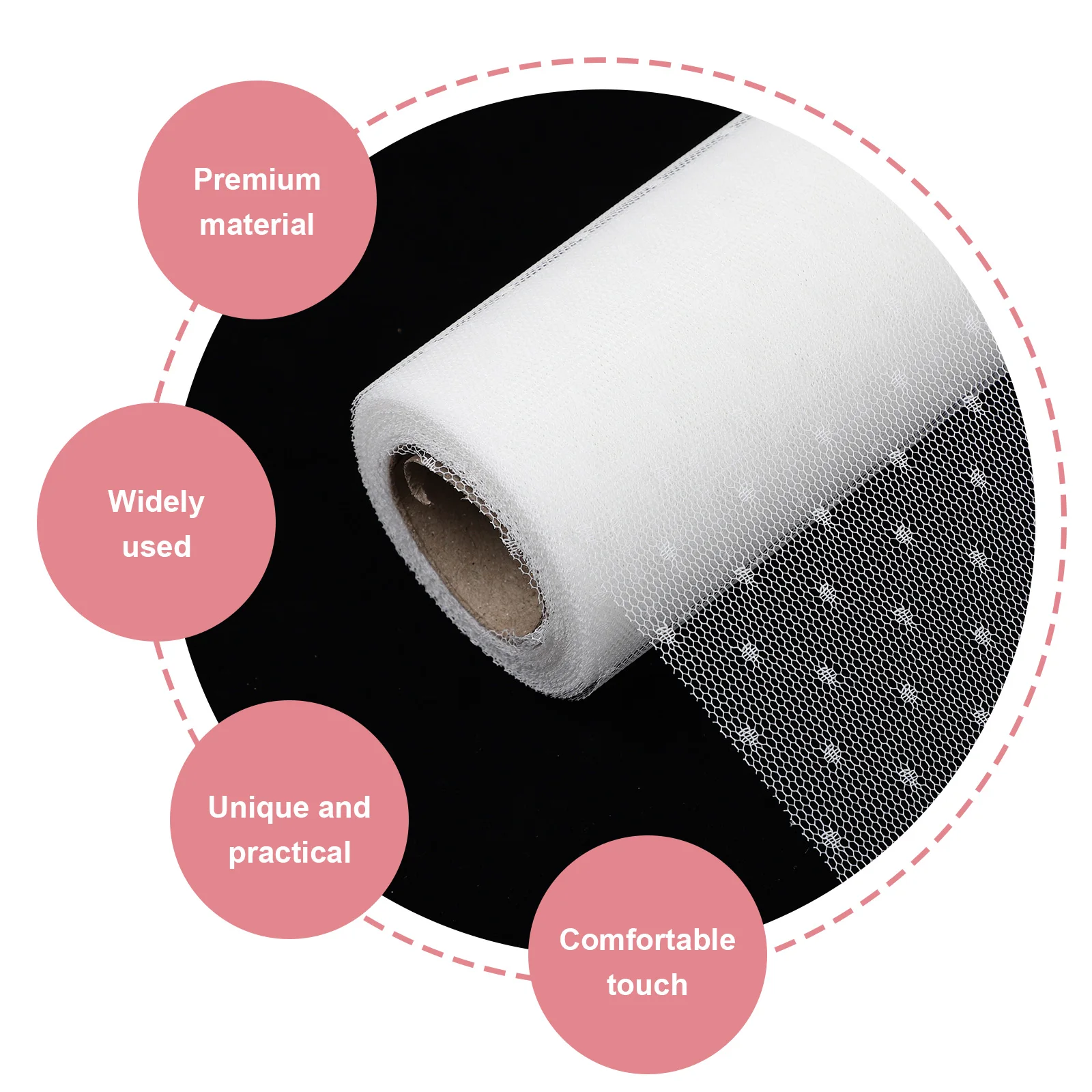 

Dotted Yarn Wrapping Mesh Fresh Flower Material Gauze DIY Packing Polyester Mesh Florist Accessory Gift Box Protector Bouquet