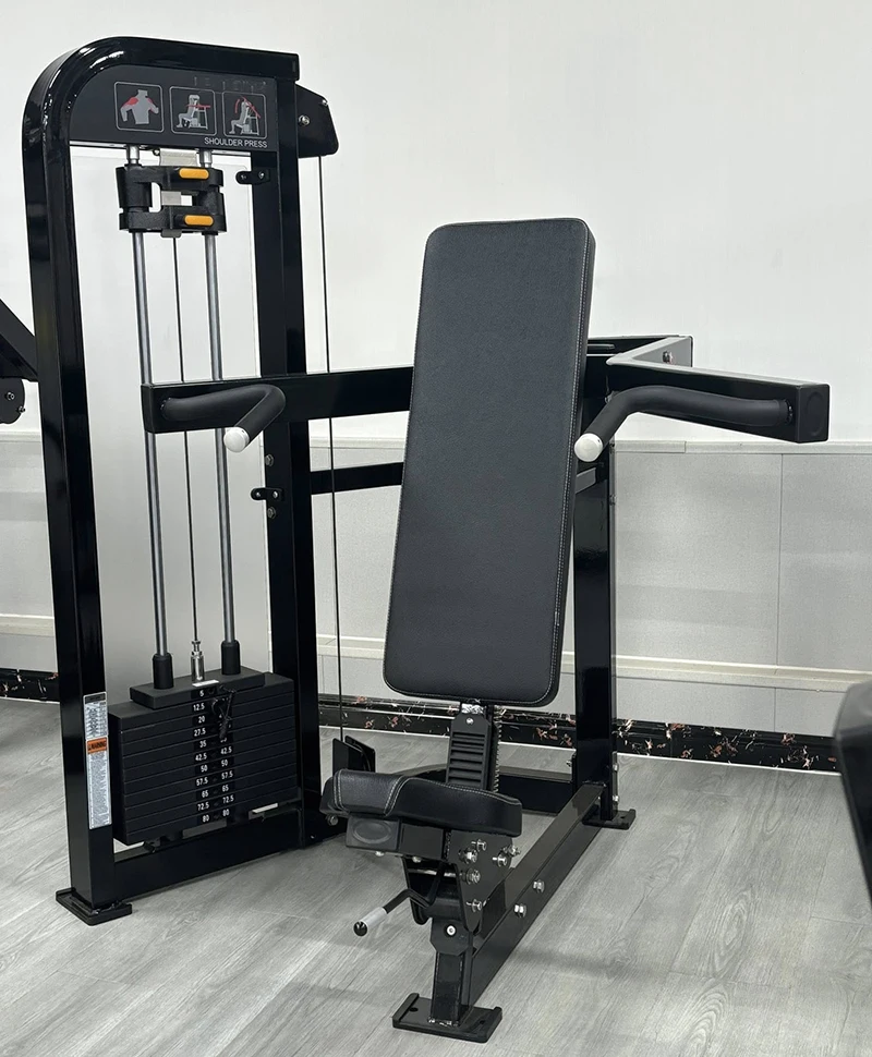 Equipo Profesional de Gimnasio para Ejercicios de Hombros, Máquina de Press de Hombros Sentado