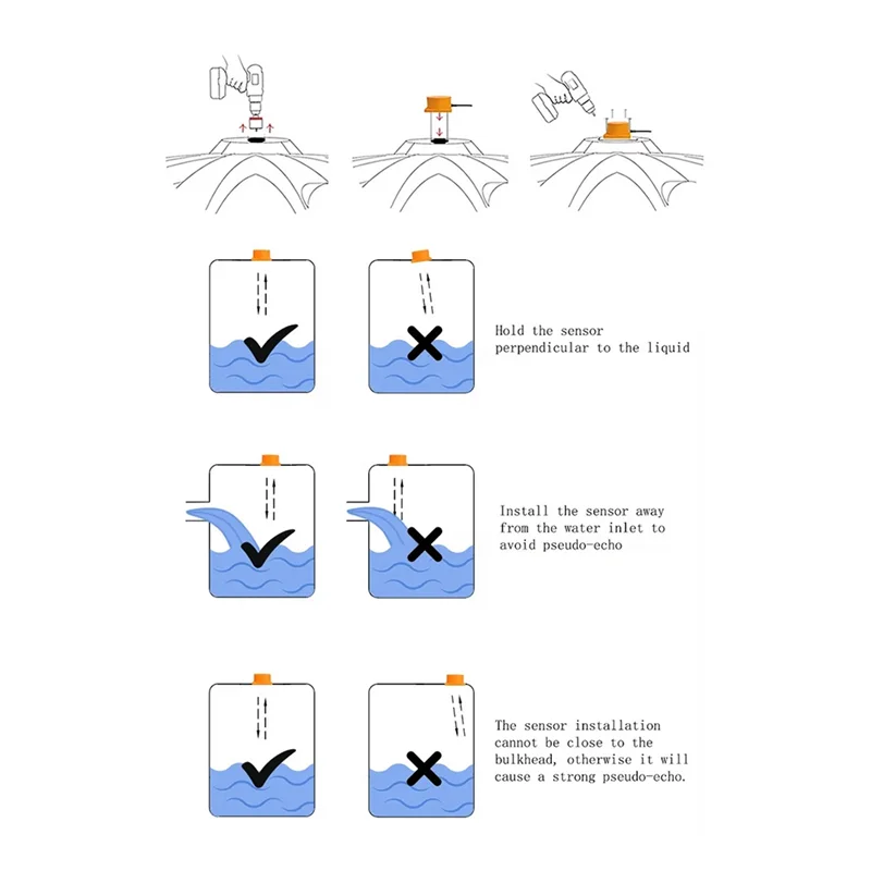 ABSQ-الهاتف الذكي التحكم ME201R بالموجات فوق الصوتية مراقبة مستوى خزان المياه الاستشعار عن بعد كشف ذكي نظام المياه الكاملة