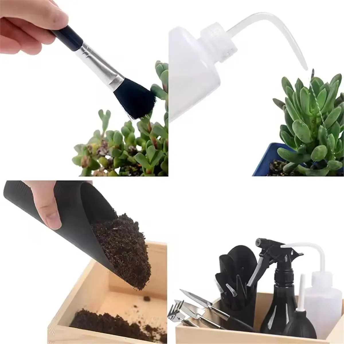 30PCS Garden Hand Transplanting Tools Set Succulents Tool Set for Indoor Succulents and Cactus Care