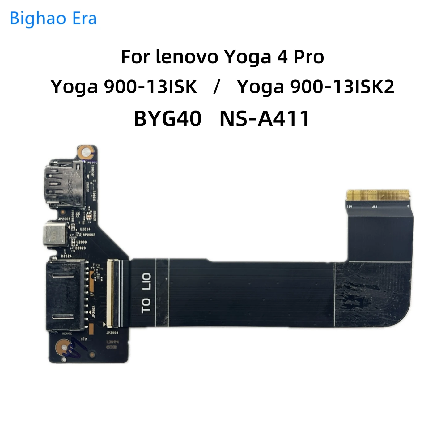 Imagem -02 - Power Switch Board para Lenovo Yoga Laptop Usb Áudio Dobradiça Conjunto de Alto-falantes Byg40 Ns-a411 Ns-a412 90013isk 900-13isk2