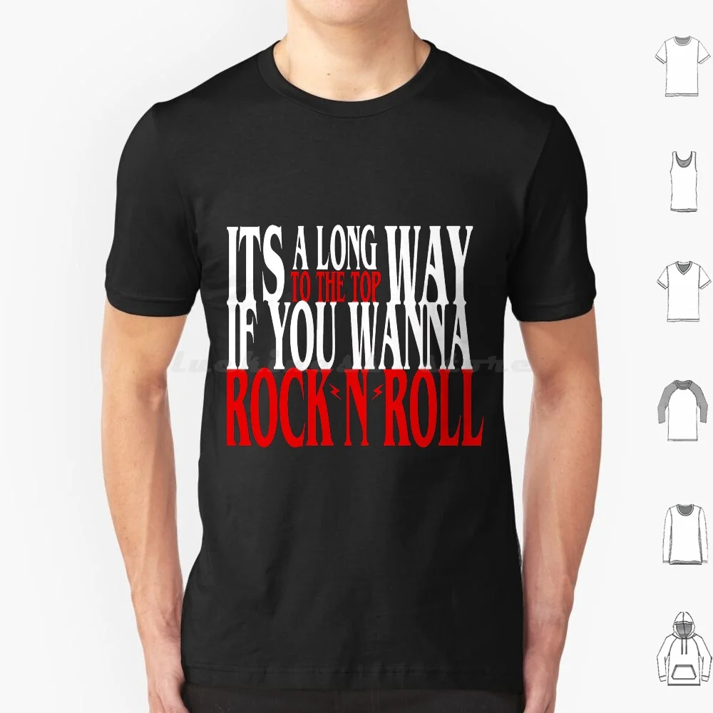 Camiseta hombres mujeres niños 6xl Angus joven sobre Eddie Angus joven sobre Malcolm Angus joven sobre Axl Rose Angus joven en el escenario