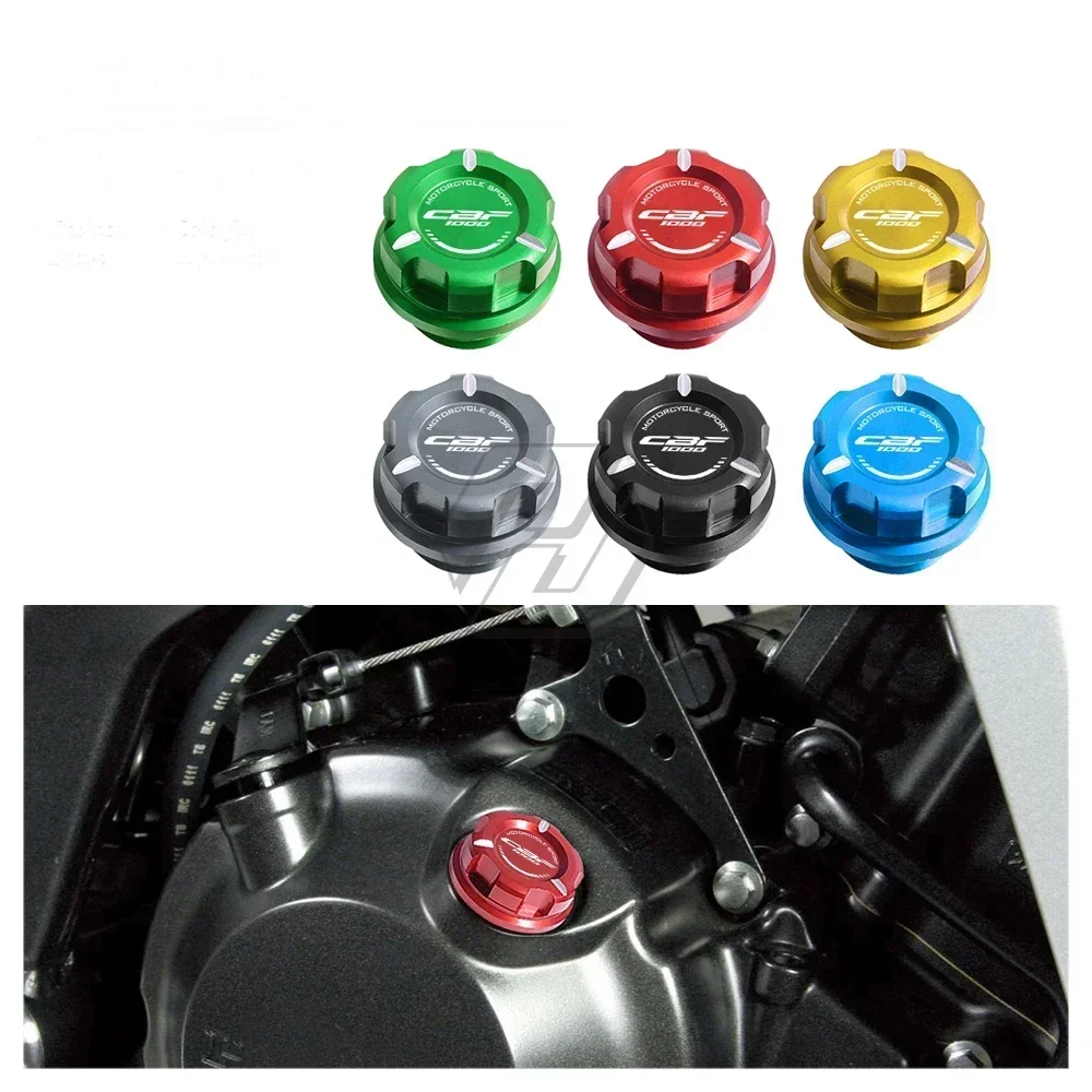 For Honda CBF1000 2006-2021 Motorcycle Engine Oil Cap Bolt Screw Filler Cover